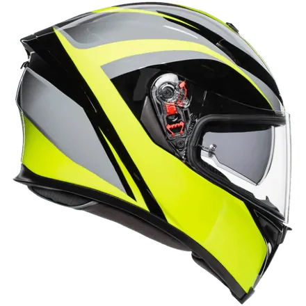 Мотошлем AGV K-5 S Multi Typhoon Black/Grey/Yellow