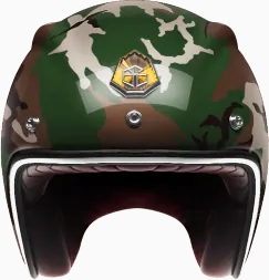 Мотошлем Guang Open Face Camo Classics Glossy