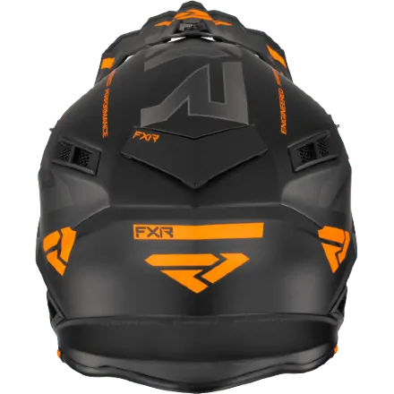 Шлем FXR Helium Race Div Black/Orange Quick Release