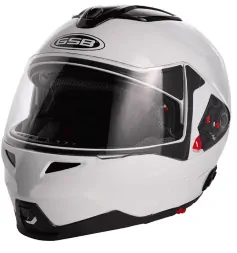 Снегоходный Шлем Модуляр GSB G-339 Snow White Glossy 