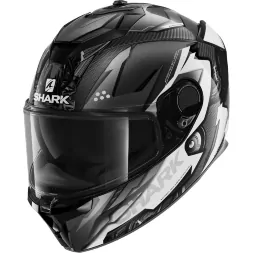 Мотошлем Shark Spartan GT Carbon Urikan, цвет Черный/Белый