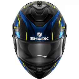 Мотошлем Shark Spartan GT Carbon Kromium, цвет Черный/Синий 