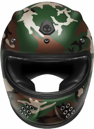 Мотошлем Guang Full Face Camo Classics Matte