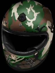 Мотошлем Guang Full Face Camo Classics Matte