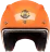 Мотошлем Guang Open Face Orange