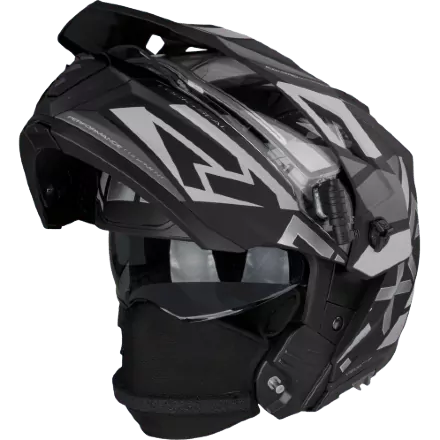 Шлем FXR Maverick X Black/Titanium с подогревом