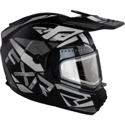 Шлем FXR Maverick X Black/Titanium с подогревом