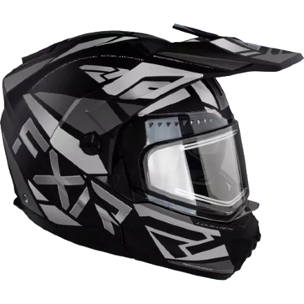 Шлем FXR Maverick X Black/Titanium с подогревом