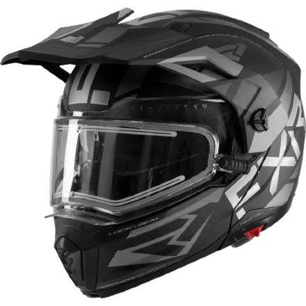 Шлем FXR Maverick X Black/Titanium с подогревом
