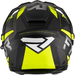 Шлем FXR Maverick X Black/Hi Vis  с подогревом 