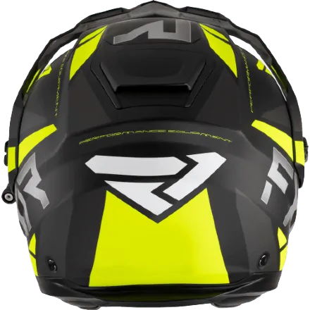 Шлем FXR Maverick X Black/Hi Vis  с подогревом 
