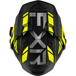 Шлем FXR Maverick X Black/Hi Vis  с подогревом 