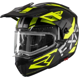 Шлем FXR Maverick X Black/Hi Vis  с подогревом 