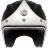 Мотошлем Guang Open Face Speedrun V.1 (White &amp; Black)