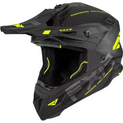Шлем FXR Helium Race Div Black/Hi Vis Quick Release