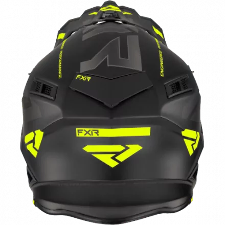 Шлем FXR Helium Race Div Black/Hi Vis Quick Release