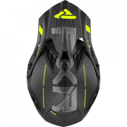 Шлем FXR Helium Race Div Black/Hi Vis Quick Release