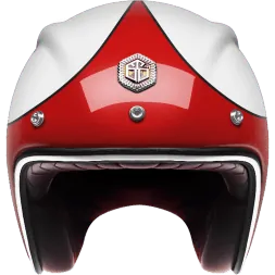 Мотошлем Guang Open Face Speedrun V.1 (Red &amp; White)