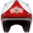 Мотошлем Guang Open Face Speedrun V.1 (Red &amp; White)