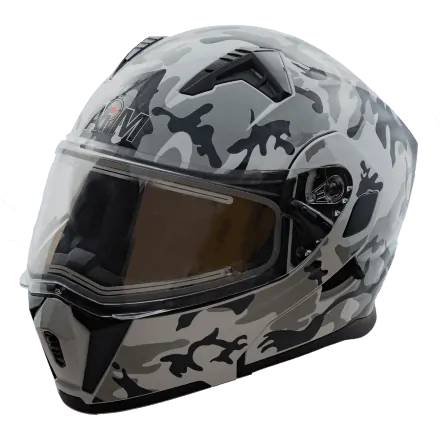 Шлем AiM JK906 Camouflage с электрообогревом 