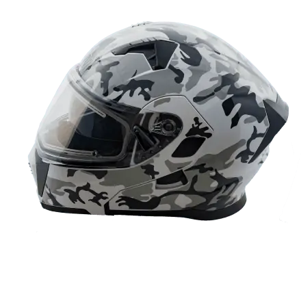 Шлем AiM JK906 Camouflage с электрообогревом 