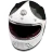 Мотошлем Guang Full Face Speedrun V.1 (White &amp; Black)