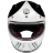 Мотошлем Guang Full Face Speedrun V.1 (White &amp; Black)