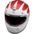 Мотошлем Guang Full Face Speedrun V.2 (White &amp; Ruby)