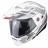 Мотошлем Scorpion Exo ADX-2 Carrera, цвет Белый/Серый Металлик