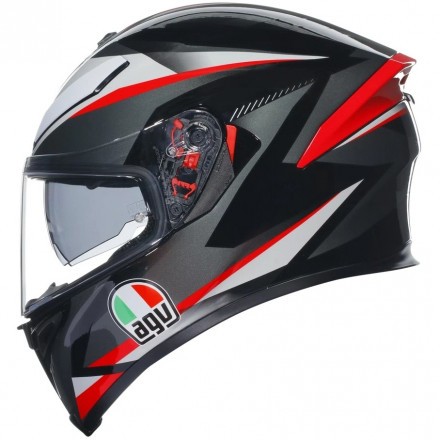 Мотошлем AGV K-5 S Multi Plasma Black/Grey/Red