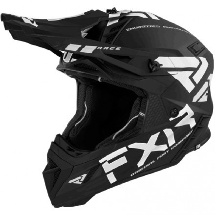 Шлем FXR Helium Race Div Black/White Quick Release