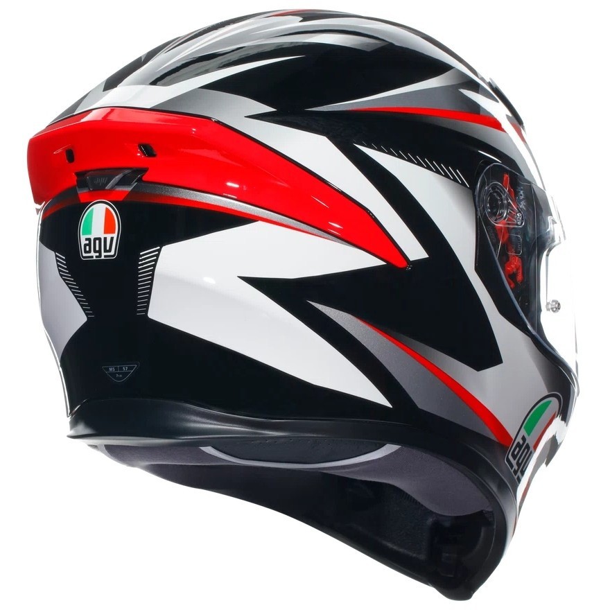 AGV K 5 S Multi Plasma White Black Red