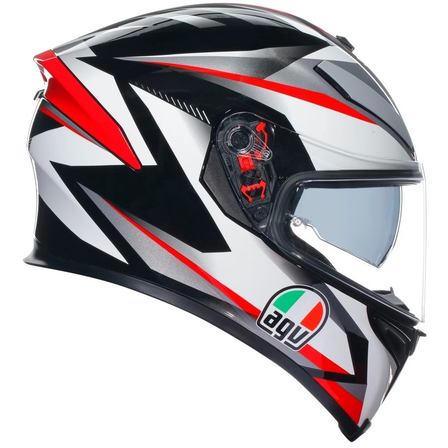AGV K 5 S Multi Plasma White Black Red