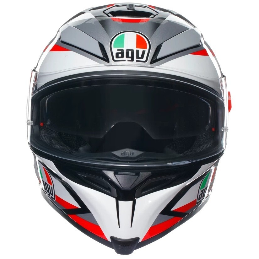 AGV K 5 S Multi Plasma White Black Red