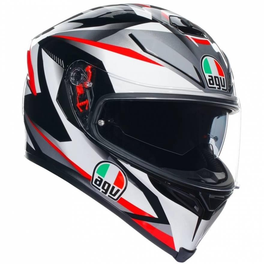 AGV K 5 S Multi Plasma White Black Red