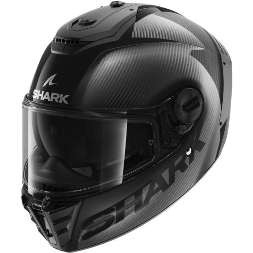 Мотошлем Shark Spartan Rs Carbon Skin, цвет Карбон/Черный &mdash; 