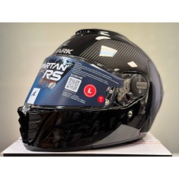 Мотошлем Shark Spartan Rs Carbon Skin, цвет Карбон/Черный