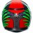 Мотошлем AGV K-3 Kamaleon Black/Red/Green