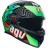 Мотошлем AGV K-3 Kamaleon Black/Red/Green