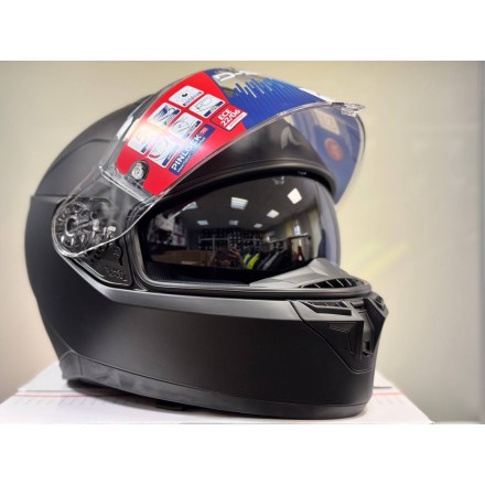 Мотошлем Shark D-skwal 3 Dark Shadow Edition Mat, цвет Черный Матовый