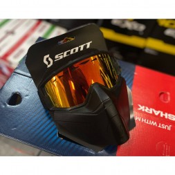 Очки Scott Primal Safari Facemask LS Black Light Sensitive Red Chrome