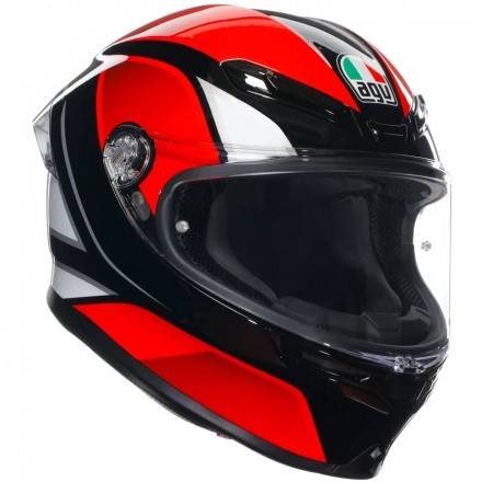 Мотошлем AGV K-6 S Hyphen Black/Red/White