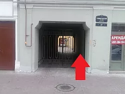 Проход со стороны Измайловского проспекта