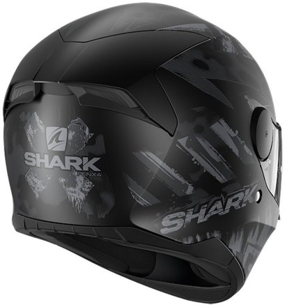 Мотошлем Shark Evo D-Skwal 2 Penxa, цвет Черный Матовый/Серый Матовый
