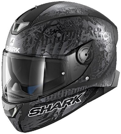 Мотошлем Shark Skwal 2 Switch Rider, цвет Черный Глянцевый