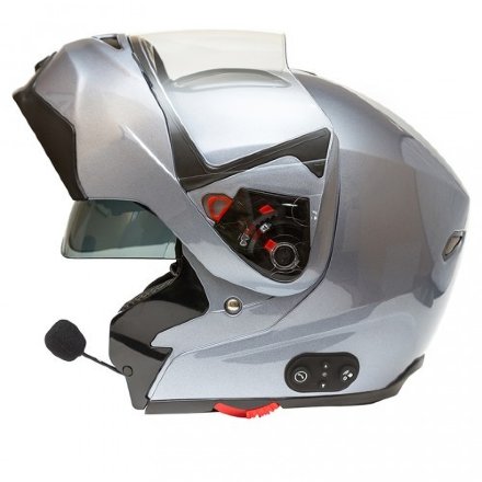 Шлем модуляр GSB G-339 Grey Met Bluetooth