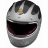 Мотошлем Guang Full Face Speedrun V.2 (Grey &amp; Carbon)