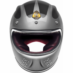 Мотошлем Guang Full Face Speedrun V.2 (Grey &amp; Carbon)