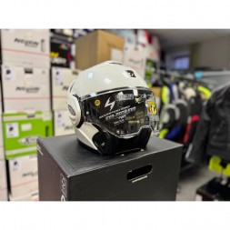 Мотошлем Scorpion Exo-Tech Evo Pro Solid, цвет Белый Металлик