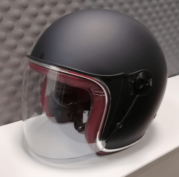 Мотошлем Baruffaldi Zar Vintage Black Red